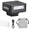 Godox Flash Godox iM20 - Mini flash per fotocamera con diffusore bianco iM20DF, colore nero