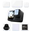 MOJOGEAR Pellicola protettiva compatibile con GoPro Hero 13 - vetro temperato - set completo - facile da installare - trasparente