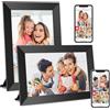 DIAWAY INDIGO - Cornice portafoto digitale con display LCD, alta risoluzione, cornice elettronica, con WiFi, LED, USB, MP3, ottima idea regalo, 181 x 262 x 17 mm, 10 pollici
