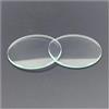 Generic Lenti in vetro ottico 40 42 43 44 45 47 50 51 52 55 58 59 60 MM Trasparente for lampada frontale torcia a LED(45mm x 2mm)