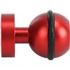 Qcwwy Altri Accessori per Fotocamere Sportive in Lega di Alluminio Rivestimento Duro Anodizante a Sfera Singola Che Collega il Supporto Staffa per Immersioni per Immersioni per (rosso)