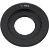 Micro Traders Adattatore per obiettivo fotocamera C-M4/3 compatibile con Panasonic M4/3 MFT, nero