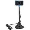 CCYLEZ Webcam HD, videocamera flessibile a palo lungo, videocamera per conferenze 640 x 480, videocamera per computer con streaming USB, videocamera web per ufficio, riunioni