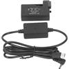 Jectse Per Kit Adattatore di Alimentazione Batteria Fittizia LP E8 di TIPO C Per Fotocamere T2i, T3i, T4i, T5i, 700D, 650D, 600D, 550D con Circuito di Protezione di Sicurezza, Scatto