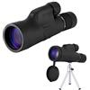 MXXHFC Telescopio monoculare, telescopio ad alta potenza 10-30x50, cannocchiali monoculari a doppia messa a fuoco - Visione notturna in condizioni di scarsa illuminazione, 4 lenti prismatiche con c