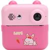 Plyisty Fotocamera per Bambini Stampa Istantanea, Fotocamera Digitale 50MP 1080P Zoom 16x per Ragazze e Ragazzi, Videocamera Selfie, Fotocamera Istantanea per 3 4 5 6 7 8 9 10+ Anni ()
