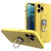 LMobile Strato iPhone 12 Mini Lmobile Anel Silicone Amarelo