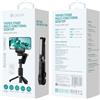 Devia Asta Selfie Q18 con Treppiede Gimbal 2D Telecomando e Luce Marca