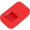 Qiilu Custodia in Silicone per Telecomando della Fotocamera per 10 Black Action Camera (rosso)