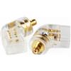 Easy Dock Lab Adattatore IPX T2 a IEM 2 pin 0,78 mm per UE, Westone, Etymotic, 64 Audio, adattatore Bluetooth IEM, T2 maschio a MMCX / 0,78 mm 2 pin femmina (T2 a 2 pin concavo)
