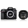 Nikon D7500 + AF-S DX NIKKOR 35mm Kit fotocamere SLR 20,9 MP CMOS 5568 x 3712 Pixel Nero