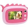 Luocute Fotocamera Doppia Fotocamera Anteriore Posteriore da 48 MP Fotocamera con Stampa Istantanea Fotocamera Digitale Touch Screen IPS da 3 Pollici, Fotocamera Digitale 1080P con (PINK)