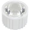 Artsim Prismi e caleidoscopi 50 pezzi di lenti LED for chip LED 1W 3w 8 10 30 45 60 90 Supporto for riflettore da 120 gradi ottico convesso Kit di ottica per aule di scienze (Color : With black holder, Siz
