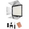 JOJIDE Fotocamera 3200k-5500K Luce video a LED opzionale con adattatore di alimentazione CA + KIT batteria NP770(Kit 8)