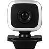 iFutniew Videocamera per computer, USB 2.0 Free Drive Desktop Notebook Video con microfono Microfono Live Class Webcam (grigio )