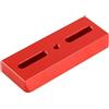 Generic Accessori per telescopi Piastra guida equatoriale a coda di rondine rossa da 40/70/100/150/220/300/360/400/450 mm(100mm)