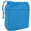 CHICIRIS Borsa Imbottita per Inserto per Fotocamera Strato Interno in Nylon Impermeabile Morbido Velluto Borsa per Fotocamera DSLR Leggera e Resistente per i Viaggiatori Blu Scuro 20x18x10 Cm (BLUE)