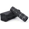 IXMLDAXD telescopio, Telescopio monoculare portatile HD con prisma BAK4 rivestimento ottico completo 12×30, doppia sintonizzazione, ideale for il birdwatching in viaggio