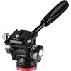 Andoer Treppiede testa fluida Pan Tilt Head con piastra a sgancio rapido e manico, supporto panoramico a testa sferica con vite da 1/4 per fotocamere compatte, fotocamere DSLR, portata 10 kg/22 lbs