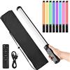 Namolit Luce a tubo RGB portatile Luce video a LED Bacchetta 3200K-5500K Dimmerabile 9 effetti di luce colorati Batteria incorporata con telecomando per Vlog Streaming live Prodotto Fotografia