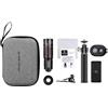 WESLNN 28X Teleobiettivo Obiettivo Del Telefono 4K HD Telefono Telescopio Monoculare Con Treppiede Clip Universale For Telefono Cellulare Lenti Zoom For Smartphone(With Bluetooth)