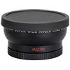 Koanhinn Convertitore da 58 mm da 0,45 volte con obiettivo grandangolare e impianto macro per Rebel T6, T6I, Sl1, T5, T5I, T4I, T3, T3I, T1I, T2I, Xsi, Xs, 70D, 60Da 7D, 5D, 1D