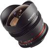Samyang Obiettivo V-DSLR 8mm T/3,8 UMC Fish-Eye CS Ii per Nikon, Nero