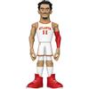 POP Funko Vinyl Gold 12: NBA - Trae Young - Probabilità di 1/6 per la Variante Chase - Figura D'azione in Vinile da Collezione - Idea Regalo per il Compleanno - Merchandising Ufficiale e Display