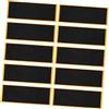 WOONEKY Adesivi Antiscivolo per Finger Skateboard Bambini 10 Pezzi Nero in Plastico e Sponge Buon Ammortizzamento per Gioco Sicuro e Divertente