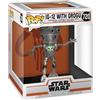 Funko Pop! Deluxe: Grogu (The Child, Baby Yoda) - (IG-12) - The Mandalorian - Figura in Vinile da Collezione - Idea Regalo - Merchandising Ufficiale - Giocattoli per Bambini e Adulti