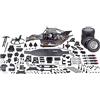 Reely Buggy elettrico Reely Dune Fighter 4 Ruote motrici (4WD) kit da Montare 1:10