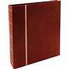 SAFE 116 Album Francobolli in Similpelle Bordeaux - Raccoglitore 4 Anelli (80-80-80 mm) - 270×315×68 mm - Copertina Rigida con Dorature - per Collezione Filatelica