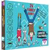 THE PURPLE COW ADVENT CALENDAR NUOVO Calendario dell'Avvento/Conto alla rovescia 2023 GIOCHI FAMIGLIALI. 24 MIGLIORI GIOCHI FAMIGLIARI IN UNA SCATOLA - Goditi ore di divertimento. Viene fornito con una guida dettagliata alle