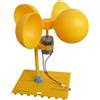 Generico Generatore eolico fai-da-te - Apprendimento divertente e compatto, display a LED, progetto scientifico STEM | Kit pratico per modello di energia rinnovabile, pratico strumento didattico per balcone da