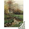 XCOFG Peder Mork Monsted Puzzle Di Legno dipinto, museo Puzzles Impegnativi, Per Adulti E Adolescenti, Per Bambino Regali, Multicolore Rompicapo 1000 Pezzi