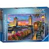 Ravensburger - Puzzle Tower Bridge al tramonto, 1000 Pezzi, Idea regalo, per Lei o Lui, Puzzle Adulti