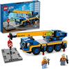 LEGO City Mobile Crane 60324 - Kit di costruzione giocattolo con braccio funzionante, presidi e sistema di verricello, include minifigure di guidatore e lavoratore, per ragazzi e ragazze dai 7 anni in