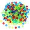 Gatuida 500 Gettoni Bingo in Plastica Colorati Trasparenti per Giochi di Carnevale e Apprendimento Matematico Colore Casuale Colore Casuale
