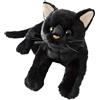 Generico Peluche Gatto Nero, Giocattoli di Peluche Bambola a Forma di Gatto in Cotone Lungo, Simpatico Giocattolo per Gattini in Peluche Morbido, Giocattolo da 12 Pollici Grande Gatto in Peluche