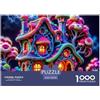 OJASDBDJE Beautiful Cottage 1000 Pezzi Puzzle Scenery Per Adulti E Ragazzi/Bambini Dettagli Nitidi Collection Intrattenimento Creativo Relax 70x50cm/1000pcs