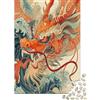 WTORIMPEL Dragon Puzzle Da 1000 Pezzi Per Adulti - Gioco Di Puzzle Impegnativo (75x50cm)