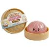 Generisch Glitter Dumpling Squishy, Gigante Squishy Ravioli per Adulti e Bambini, Giocattolo Antistress Con Vaporiera, Morbida Pallina Antistress, Palla per ufficio, scuola e viaggi