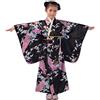 Modaworld Costume Giapponese Bambina Kimono per Ragazze Vestito Bambina Elegante Abito Tradizionale Geisha Abbigliamento per Bambini Carnevale Abiti Kimono Bambini Vestito da Performance