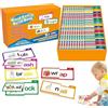 Generico PAROLE SWEAD Flash Cards Kindergarten, Read and Rhyme Book, Leggi il libro Build Family Build di Rhyme Activity Word, Impara a leggere la fonetica, le lettere suoni di giochi educativi per bambini