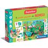 Clementoni Sapientino - Il Puzzle Gigante dei Numeri, Gioco Educativo Bambini 3-5 Anni, Puzzle 100x70 cm con Tessere per Imparare a Contare, Made in Italy, Lingua Italiana, 16875