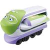 Chuggington Pop Koko | Treno di trasformazione a sorpresa per bambini dai 3 anni in su, ruote a rotolamento libero, scala 12,7 cm, viola e verde
