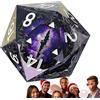 Generic Dice Dragon Eye, 20 Die Bag Of Dice, Role Playing Dice, Set Di Poliedrici, Dragon Eye Dice, RPG Dice Set, Completo Set Di A 2 Colori Compatibile Con Gli Occhi Luccicanti Giochi Da Tavolo RPG