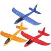 TIrievza 3 Pezzi Airoplani In Schiuma - Aereo Polistirolo Per Bambini, Aereo Giocattolo, Modello Di Aereos Per Feste Di Compleanno In Cortile E Giochi Di Sport All'aria Aperta