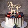 Party to Be Cake Topper Personalizzato Prodotto in Legno Decorazioni Torte Personalizzabile