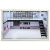 Dickly Vetrina per Garage Scala 1/64 1/36 1/32 con Parcheggio a LED per Auto Pressofusa, D